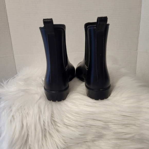 Black Ankle Robber Boots, Size 6 - Picture 3 of 5